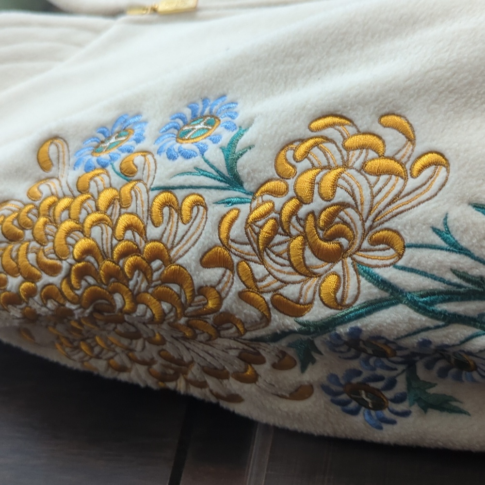 Bob Mackie Wearable Art fleece jacket 1X - Picture 2 of 7